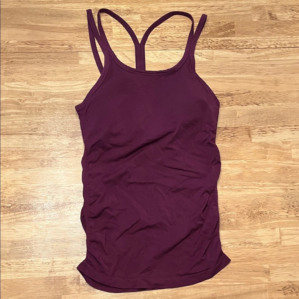 Athleta Plum Racerback Tank Top